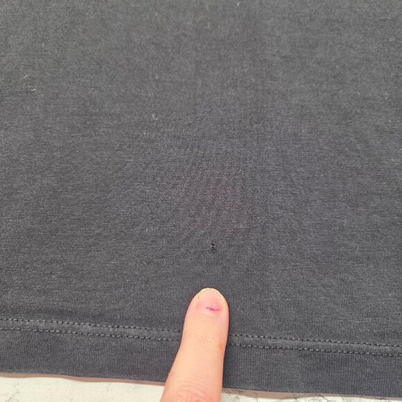 Lands' End Extra Large Navy Black V Neck Crewneck Shortsleeve Tees Bundle of 3 - Picture 4 of 10